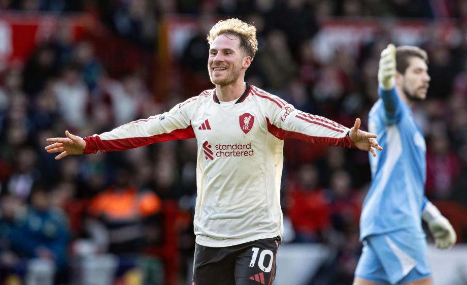 最新赛程-英超-麦卡利斯特读秒绝杀 利物浦1-0诺丁汉森林