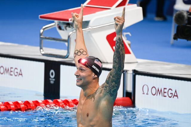 全球总决赛-美国游泳队的新“大腿”！德雷塞尔单届5金比肩菲鱼